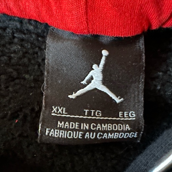 Air Jordan Flight Jumpman Hoodie Sweatshirt (2XL) Black - Picture 3 of 8